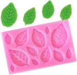 3D Leaf Silicone Moulds — 3 Pieces for Fondant and Chocolate