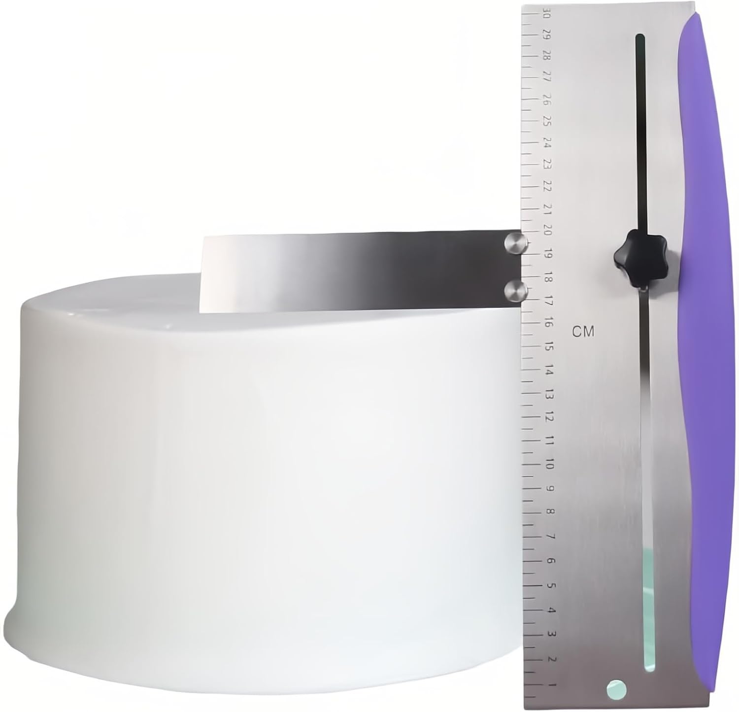 Adjustable Cake Scraper 12 Inch — Stainless Steel Bench Smoother Adjustable Cake Scraper 12 Inch — Stainless Steel Bench Smoother