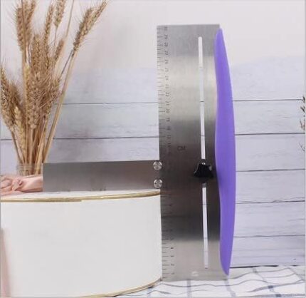 Adjustable Cake Scraper 12 Inch — Stainless Steel Bench Smoother