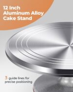 Aluminium Cake Decorating Kit — 180 Pieces with Turntable
