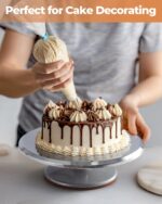 Aluminium Cake Decorating Kit — 253 Pieces with Turntable