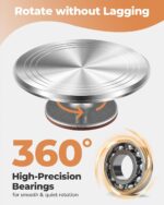 Aluminium Cake Decorating Kit — 253 Pieces with Turntable