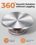 Aluminium Cake Turntable 12 Inch with Decorating Tool Set