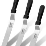 Angled Offset Icing Spatula Set — 6, 8 and 10 Inch Blades