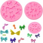 Bow Silicone Mould — 3 Pack for Fondant and Chocolate