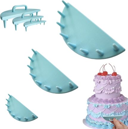 Cake Arch Guide Tool — 3 Pieces for Evenly Spaced Piping