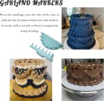 Cake Arch Guide Tool — 3 Pieces for Evenly Spaced Piping