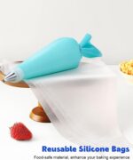 Cake Decorating Kit with 176 Pieces — Piping Bags, Tips and Couplers