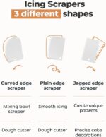 Cake Decorating Kit with Turntable, Spatulas and Scrapers