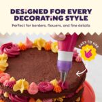Cake Decorating Piping Tip Set — 55 Pieces with Storage Case