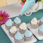 Cake Decorating Set — 100 Disposable 12-Inch Bags with Tips and Reusable Bag