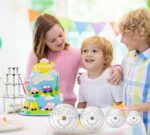 Cake Dowel and Separator Plate Set — 40 Rods, 20 Supports, 5 Plates