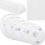 Cake Dowel Rod Set — 68 Pieces with Separator Plates