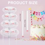 Cake Dowel Rod Set — 68 Pieces with Separator Plates