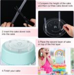 Cake Dowel Rod Set — 68 Pieces with Separator Plates