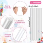 Cake Support Rod Set — 12 Sticks with 4 Dividers for 6 to 12 Inch Cakes