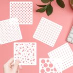Circle Cookie Stencils — 6 Pack, 6 x 6 Inch Reusable Sheets