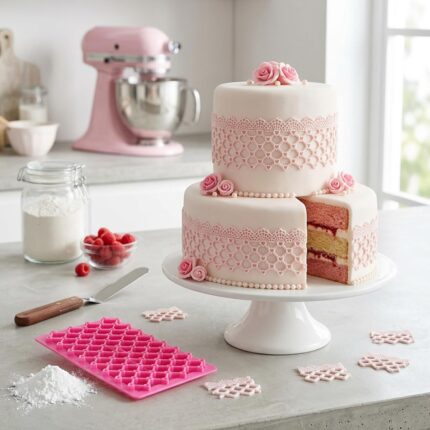 Diamond Pattern Fondant Embosser Mould