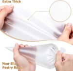 Disposable Piping Bags 16 Inch — 100 Pieces, Extra Thick