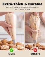 Disposable Piping Bags 18 Inch — 100 Pieces, Thickened