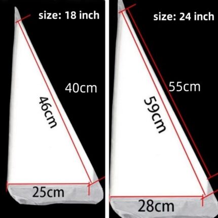 Extra Large Clear Piping Bags 24 Inch — 100 Pieces
