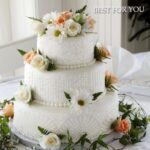 Floral Cake Stencils — 4 Pieces, Reusable Buttercream Templates