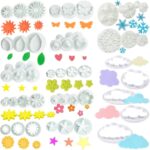 Flower and Snowflake Cookie Cutter Set — 44 Pieces