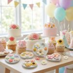 Flower Silicone Mould Set — 5 Pieces, Rose and Daisy Shapes
