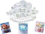 Fondant Plunger Cutter Mould Set — 33 Pieces for Sugarcraft