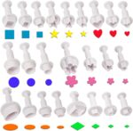 Fondant Plunger Cutter Set — 24 Pieces for Cake Decorating