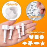 Fondant Plunger Cutter Set — 24 Pieces for Cake Decorating