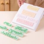 Happy Birthday Fondant Stamp Set — 8 Pieces with Letter Embossers