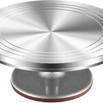 Heavy-Duty Cake Turntable 12 Inch with Non-Slip Base