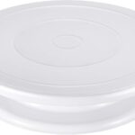 Lightweight Pedestal Cake Turntable with Non-Slip Base