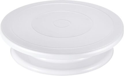 Lightweight Pedestal Cake Turntable with Non-Slip Base