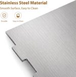 Metal Icing Smoother 8.6 x 3 Inch — 3 Pack, Stainless Steel