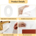 Number Cake Stencil Set — 9 Pieces, 0 to 8, 12 Inch