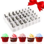Numbered Piping Tip Set — 48 Pieces for Cookie and Cake Decorating