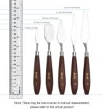 Palette Knife Set — 5 Pieces, Stainless Steel Blades