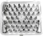 Piping Tip Set with Case — 55 Pieces, 48 Small and 4 Large