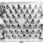 Piping Tip Set with Case — 55 Pieces, 48 Small and 4 Large