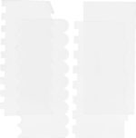 Plastic Cake Scraper and Smoother Set — 4 Pieces