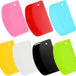 Plastic Dough and Bowl Scraper Set — 7 Pieces for Bread and Cake
