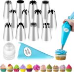 Reusable Icing Nozzle Kit — 14 Pieces, Stainless Steel