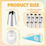 Reusable Icing Nozzle Kit — 14 Pieces, Stainless Steel