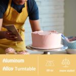 Revolving Cake Turntable 12 Inch with 35-Piece Decorating Set