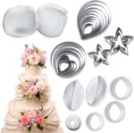 Rose Petal Cutter and Veiner Set — 31 Pieces for Sugar Flowers