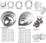 Rose Petal Cutter and Veiner Set — 31 Pieces for Sugar Flowers