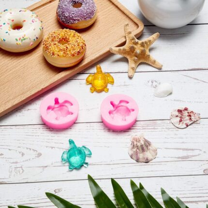 Sea Turtle Silicone Mould — 2 Pieces for Fondant and Chocolate