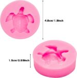 Sea Turtle Silicone Mould — 2 Pieces for Fondant and Chocolate